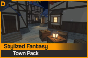 Stylized Fantasy Town Pack   3D Fantasy   Unity Asset Store