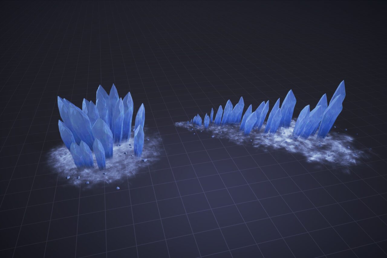 Stylized Ice Impact VFX VFX Unity Asset Store