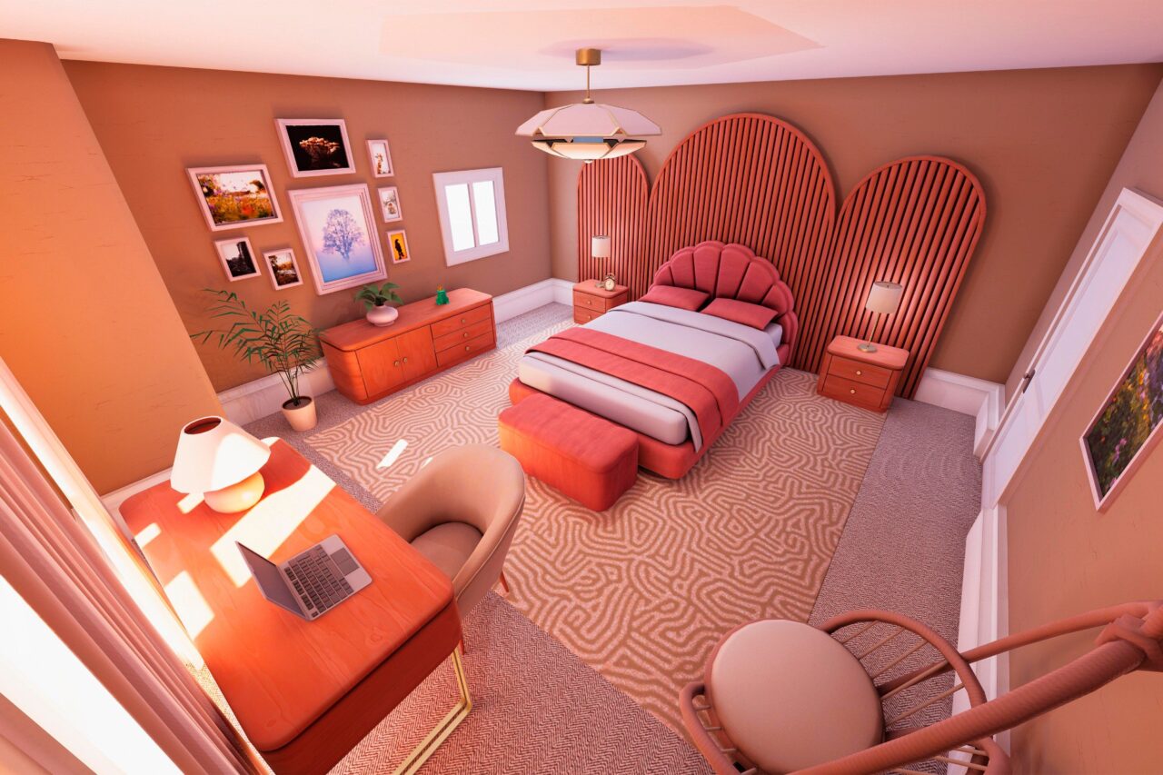 Stylized Modular Bedroom PBR Interior Kit URP Built In HDRP   3D Interior   Unity Asset Store