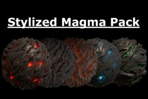 Stylized Magma Pack   2D Textures Materials   Unity Asset Store