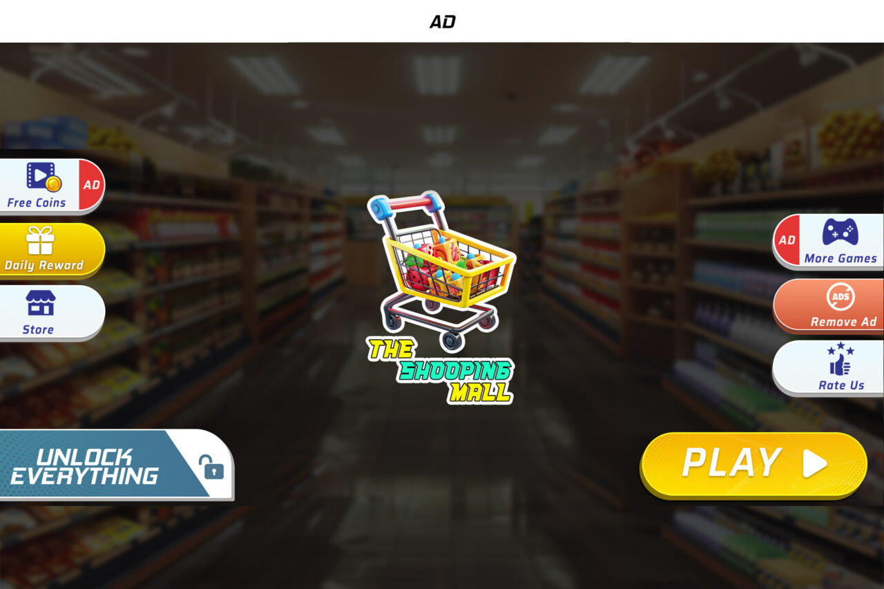 Supermarket Mega Mall Simulator UI Kit Complete Shop POS Inventory System 2D GUI Unity Asset Store