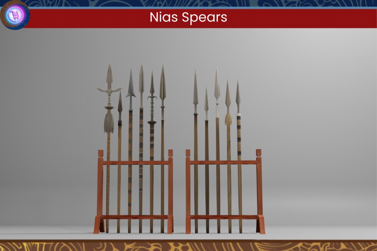 Toho Nias Spear pack 3D Weapons Unity Asset Store