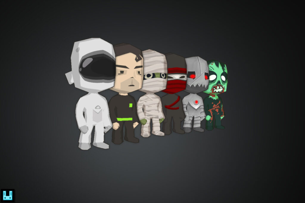 Toon Character Pack URP   3D Humanoids   Unity Asset Store