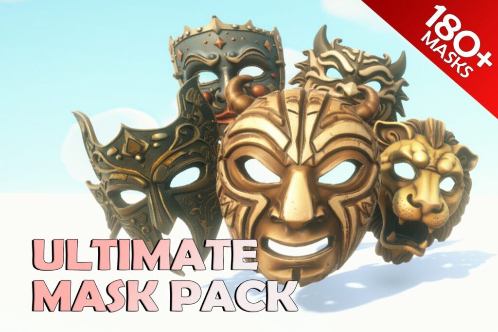 Ultimate Masks Pack   Props   Unity Asset Store