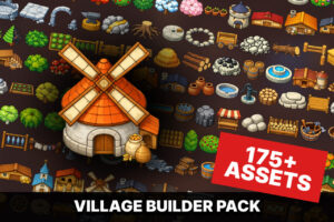 Village Builder Environment Pack City Farm Props Nature and Town Assets   2D   Unity Asset Store