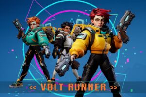Volt Runner Stylized Sci Fi Female Character 3 Skins Game Ready   Characters   Unity Asset Store