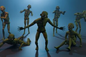 Zombie Low Poly stylized   Characters   Unity Asset Store