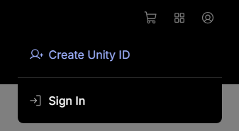 Create Unity ID