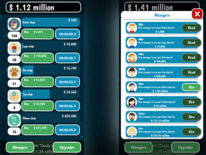 Idle Tycoon clicker Packs Unity Asset Store