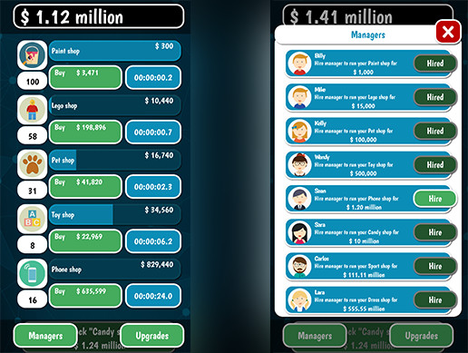 Idle Tycoon clicker Packs Unity Asset Store