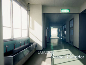 Japanese School Corridor 3D Environments Unity Asset Store