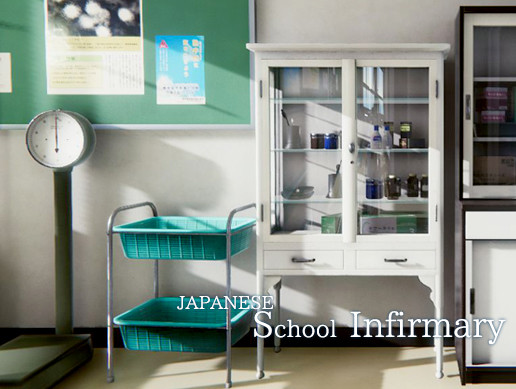 Japanese School Infirmary 3D Environments Unity Asset Store