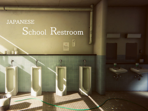 Japanese School Restroom 3D Environments Unity Asset Store