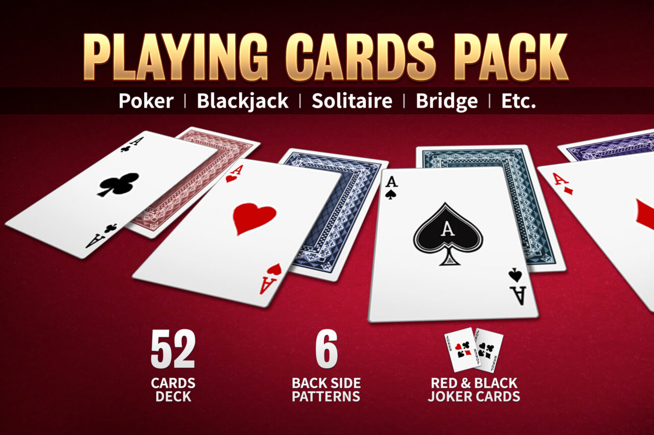 Playing Cards Pack 3D Props Unity Asset Store