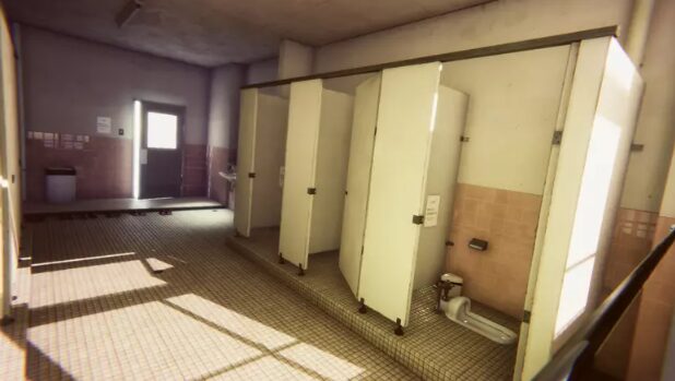 Japanese School Restroom